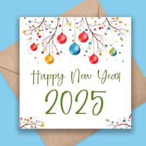 Happy New Year 2025 K2 infused card